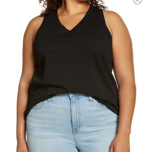 Madewell Whisper Cotton V-Neck Tank